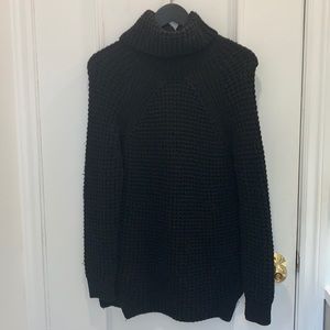 Sandro Black Chunky Knit Sweater Size 2/M